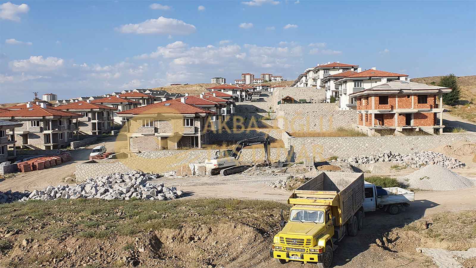 Villa Arası Taş Duvar Uygulaması